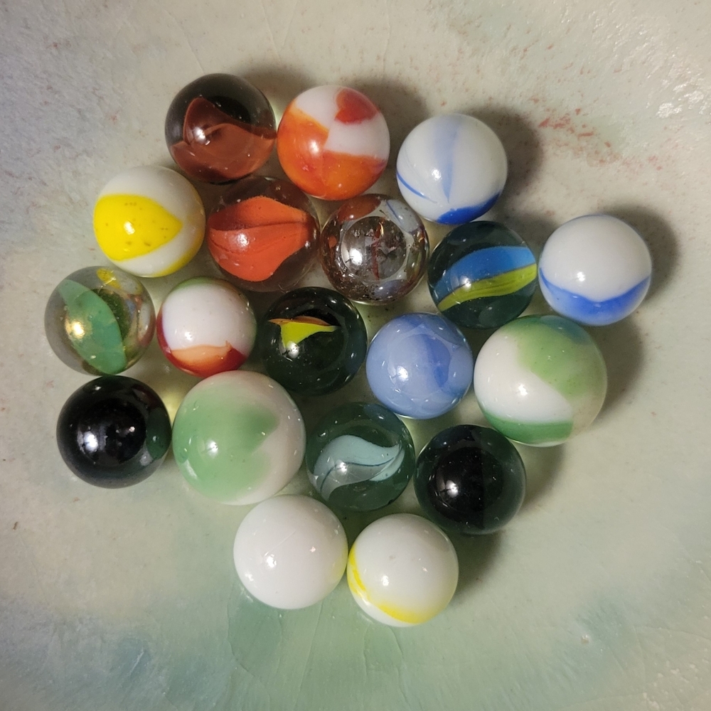 Vibrant Multicolor Marble Set for Kids